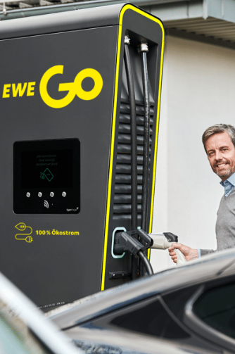 EWE Go Hypercharger Schnellladestation