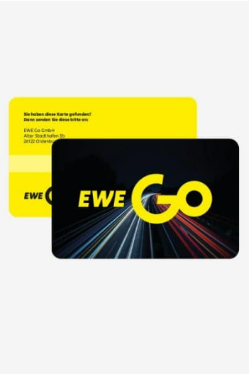 Bild von zwei EWE Go Mobility Cards